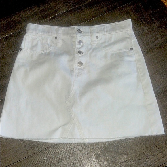 Madewell Ridge denim a line ski skirt - Picture 2 of 8